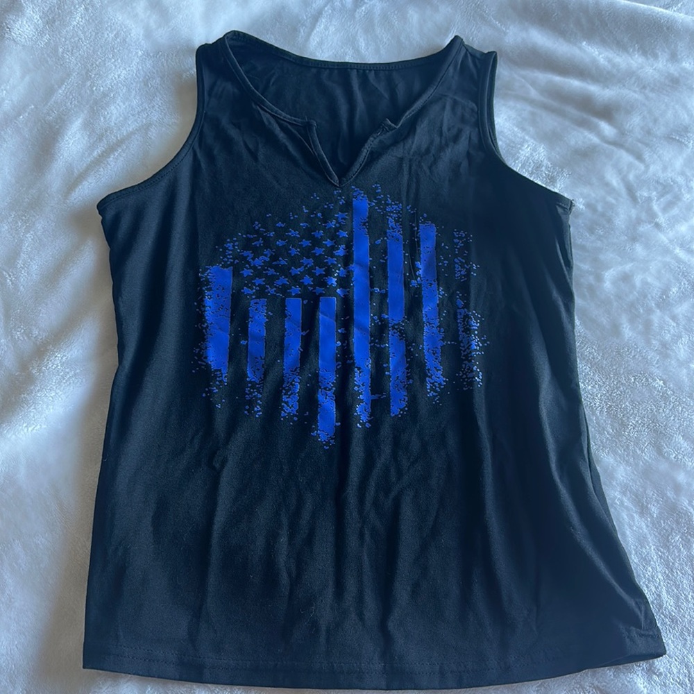 Black American Flag Tank